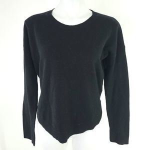Naif Montreal 100% Wool Crew Neck Sweater Black sz Medium
